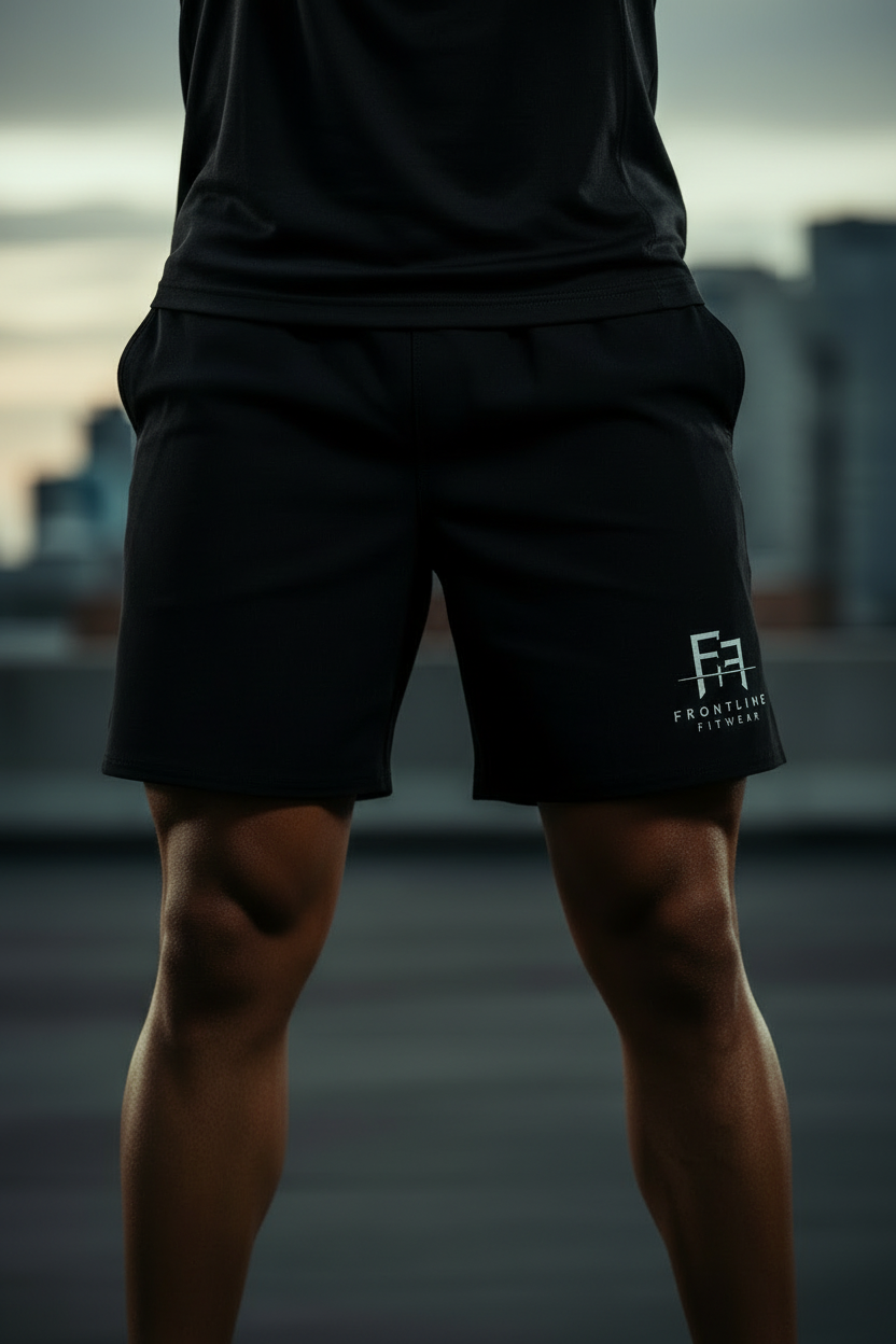 Frontline Fitwear Shorts Close-Up