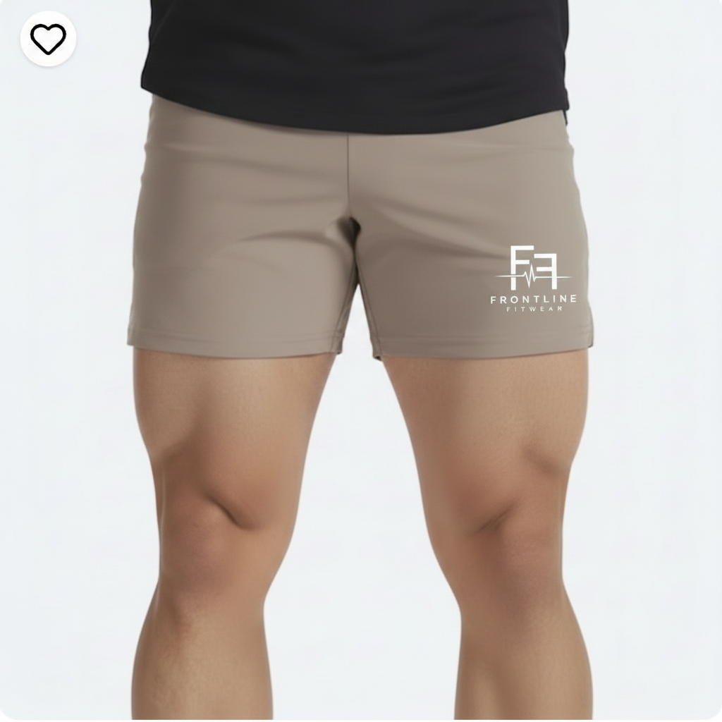Frontline Fitwear Shorts Front - Massive Legs
